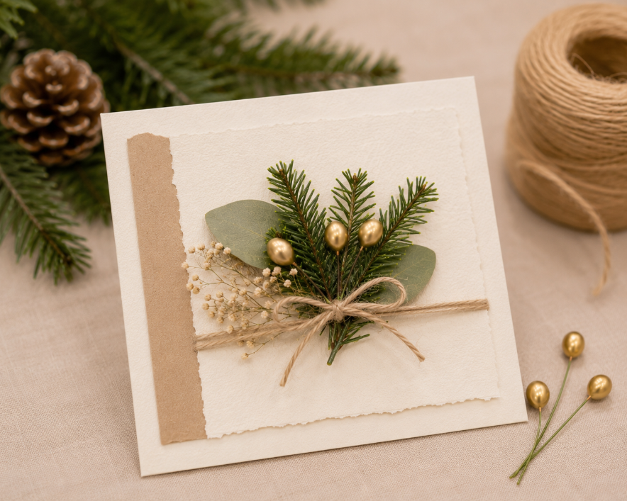Goldperlen am Draht 9 x 11 mm – 100 Stück Dekoperlen für Weihnachtsdeko, Karten & Geschenkverpackungen – Bild 3