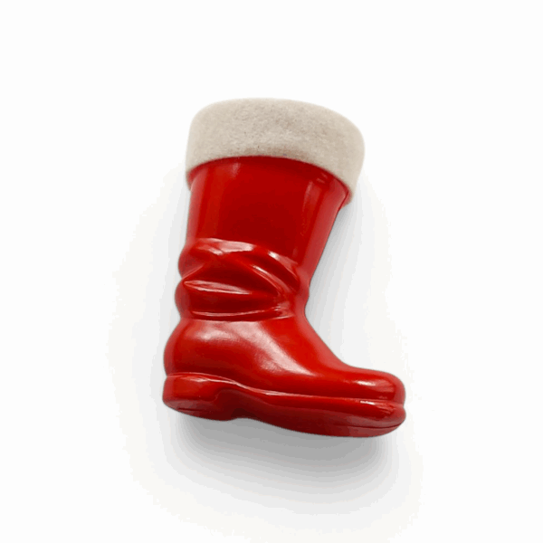 Nikolausstiefel zum Befüllen mit weißem Filzrand – 11 x 9 cm Ø5,5cm, 1er/2er/3er Set, Weihnachtsdeko & Geschenkidee – Bild 4
