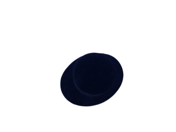 Zylinder aus Kunststoff schwarz, oval, einseitig beflockt 9cm 5 Stück – Bild 4