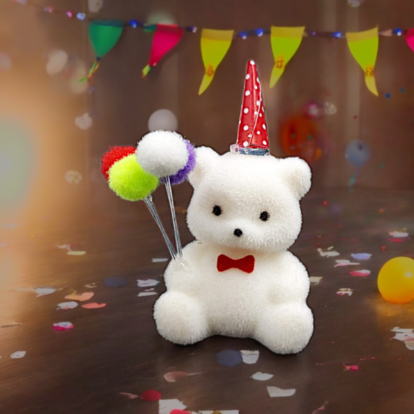 Bärchen Geburtstag Einschulung Kinder 4,5cm 12 Stück in braun oder weiß – Bild 3