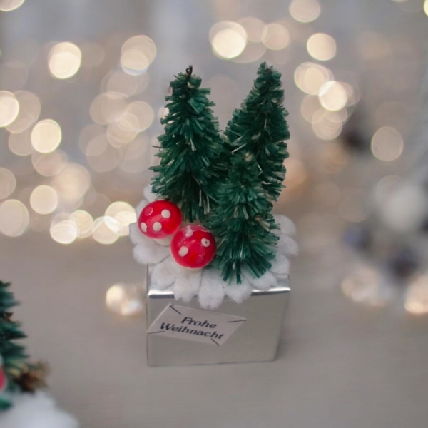 Pralinenwürfel "Frohe Weihnacht" zum Befüllen 3 cm 10 Stück – Bild 6