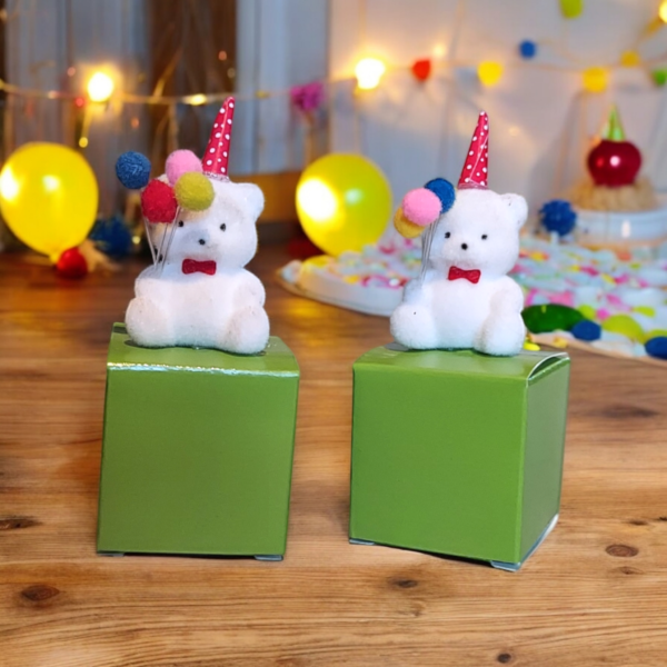 Pralinenwürfel Geschenkwürfel "Bärchen" Geburtstag Kinder Einschulung 8cm 10 Stück – Bild 3