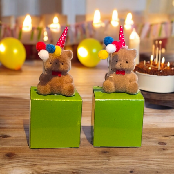 Pralinenwürfel Geschenkwürfel "Bärchen" Geburtstag Kinder Einschulung 8cm 10 Stück – Bild 2