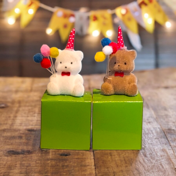 Pralinenwürfel Geschenkwürfel "Bärchen" Geburtstag Kinder Einschulung 8cm 10 Stück