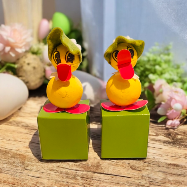 Pralinenwürfel Geschenkwürfel Küken Ostern 10cm 10 Stück