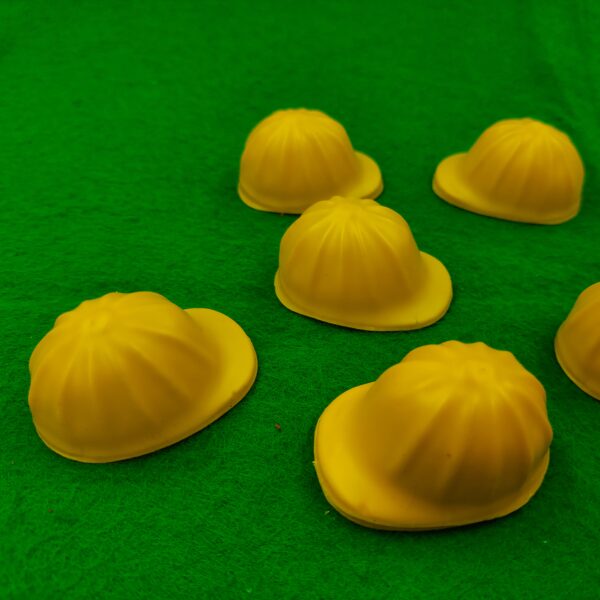 Mini Dekohut "Bauhelm" 20 Stück 4x3cm – Bild 5