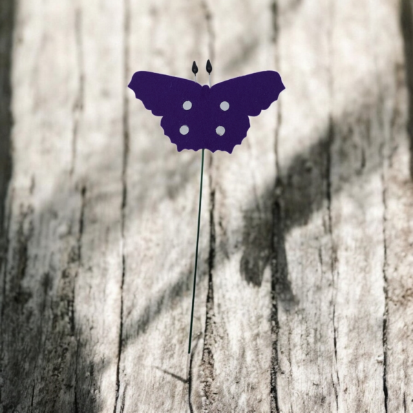 Schmetterlinge aus Filz am Drahtstiel 10 Stück – Bild 4