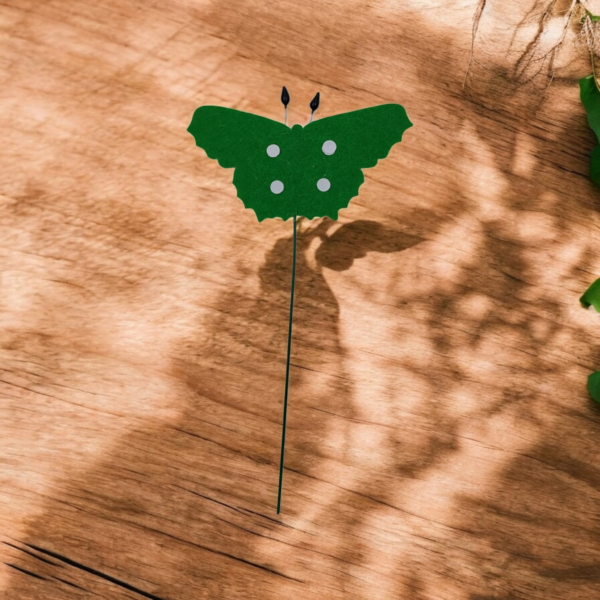 Schmetterlinge aus Filz am Drahtstiel 10 Stück – Bild 5