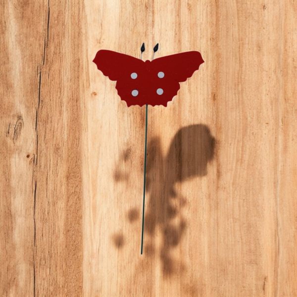 Schmetterlinge aus Filz am Drahtstiel 10 Stück – Bild 7