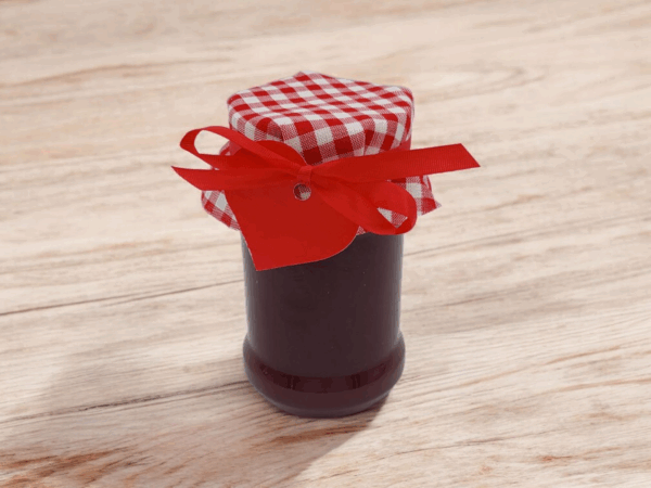 Deckchen für Marmeladengläser verschiedene Farben mit Anhänger und Band Ø12cm oder Ø15cm 20 Stück – Bild 2