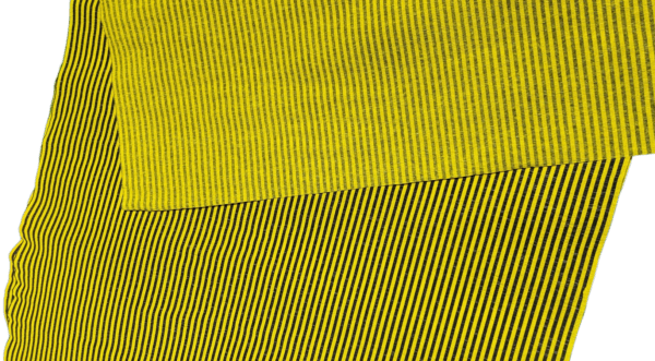 Krepp Bastelkrepp gelb/schwarz 50x80cm 5 Bogen – Bild 2