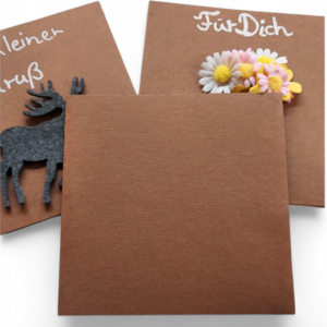 Blankokarte 17x17 cm