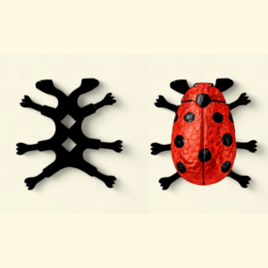 Maikäferfüße aus Karton 50 x 50 mm