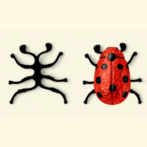 Maikäferfüße aus Karton 96 x 96 mm