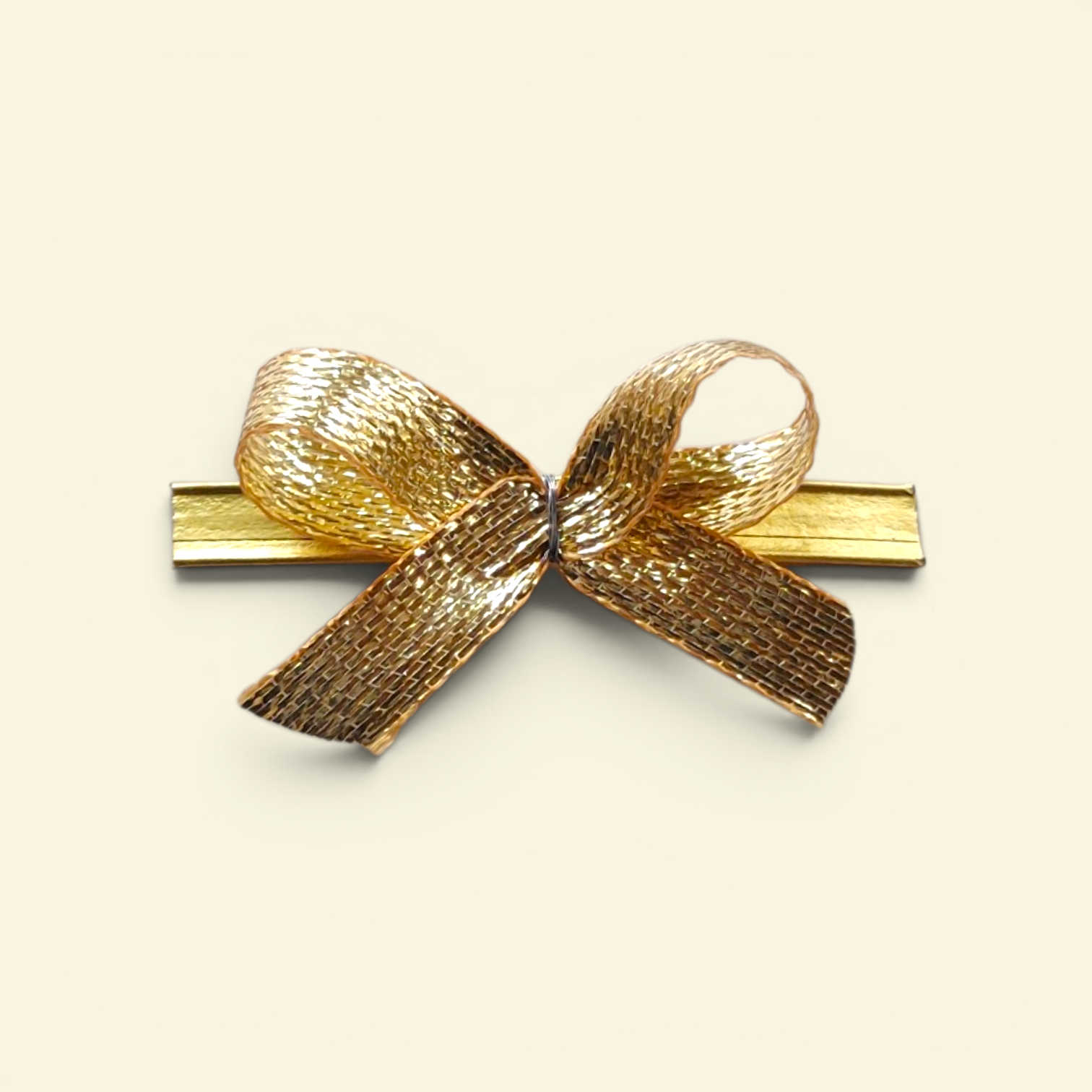 Fertigschleifen gold mit Clip