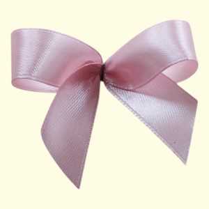 Fertigschleifen rosa mit Klebepunkt