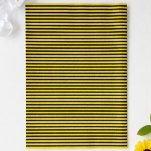 Bastelkrepp gelb schwarz