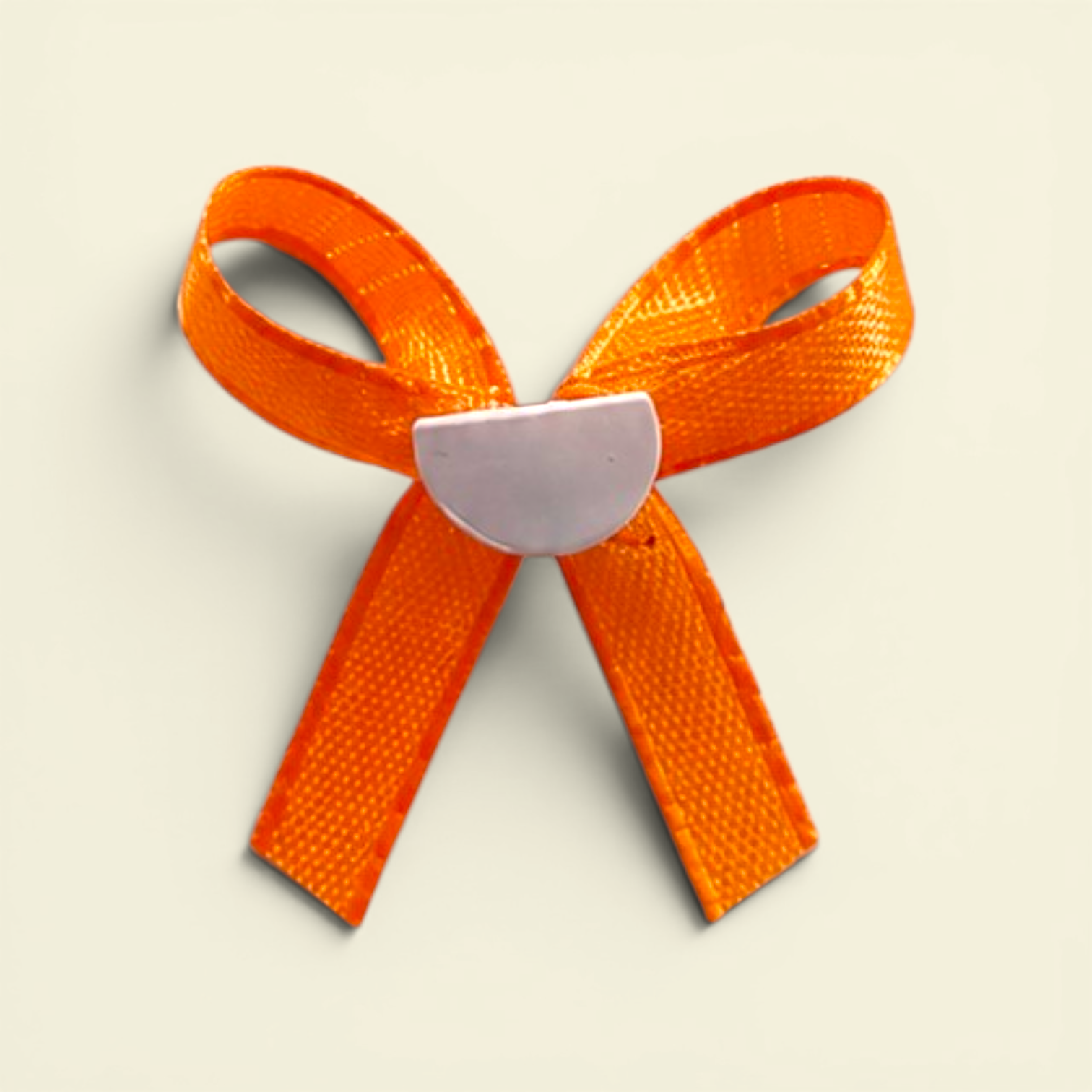 Fertigschleifen orange mit Klebepunkt 40x30mm – 20-100 Stück Dekoschleifen selbstklebend für Geschenkverpackungen – Bild 2