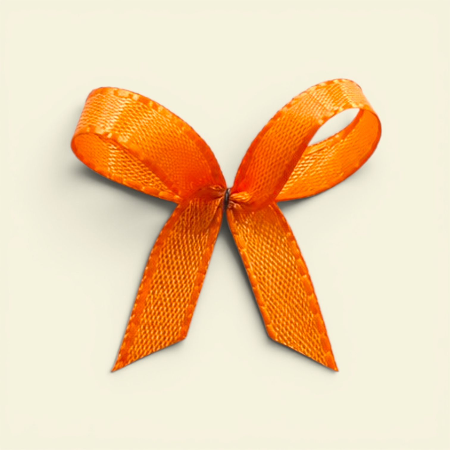 Fertigschleifen orange mit Klebepunkt