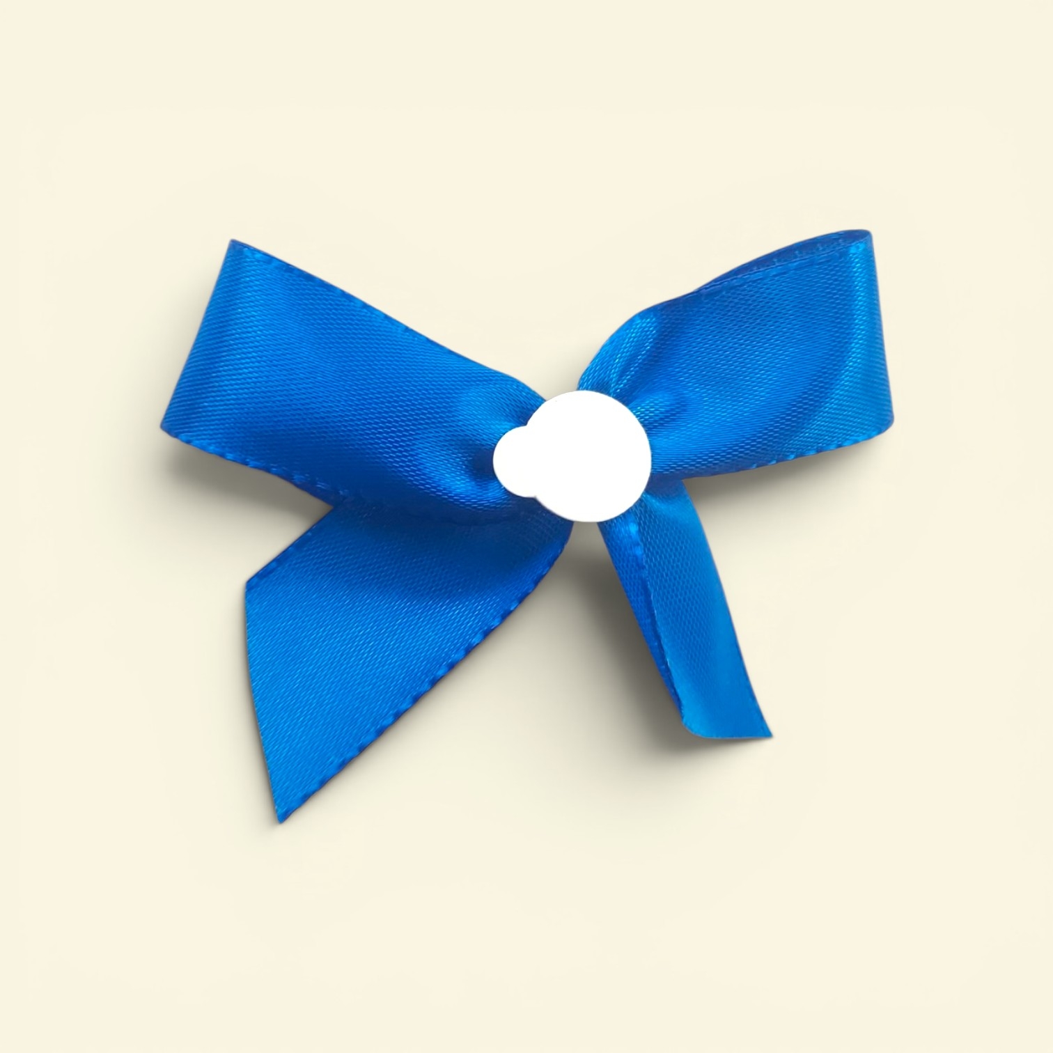 Fertigschleifen blau mit Klebepunkt 80x50mm – 20-100 Stück Dekoschleifen selbstklebend für Geschenkverpackungen – Bild 2