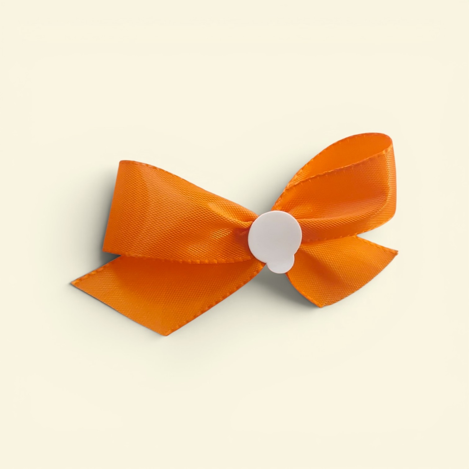 Fertigschleifen orange mit Klebepunkt 80x50mm – 20-100 Stück Dekoschleifen selbstklebend für Geschenkverpackungen – Bild 2