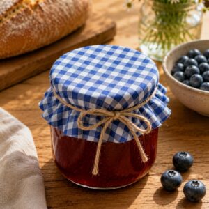 Marmeladendeckchen Blau