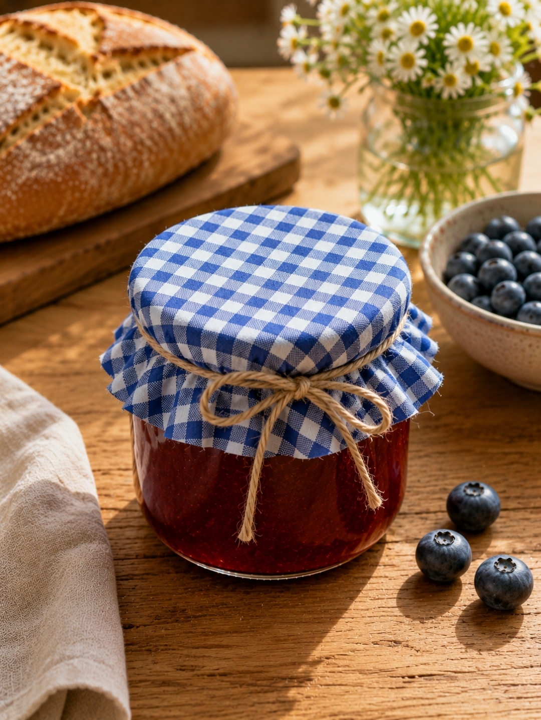 Marmeladendeckchen Blau