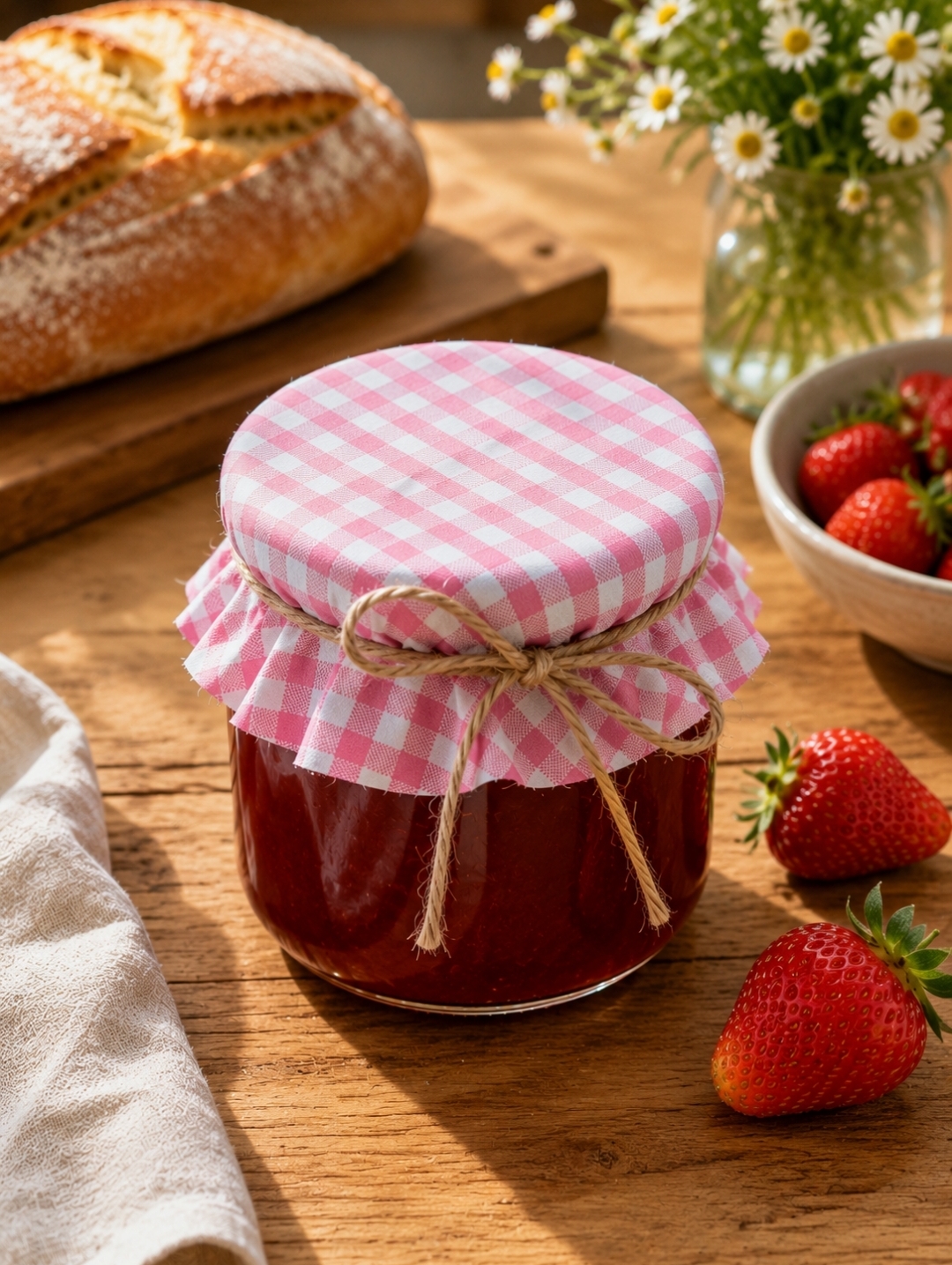 Marmeladendeckchen Rosa