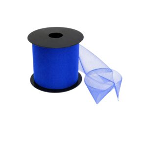 Tüllband Königsblau 10 cm