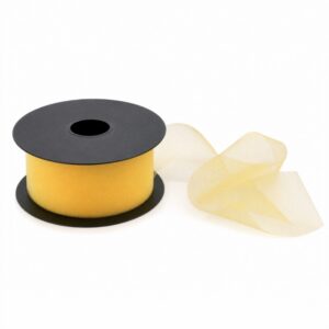 Tüllband Maisgelb 5 cm