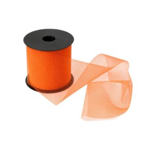Tüllband orange 10 cm