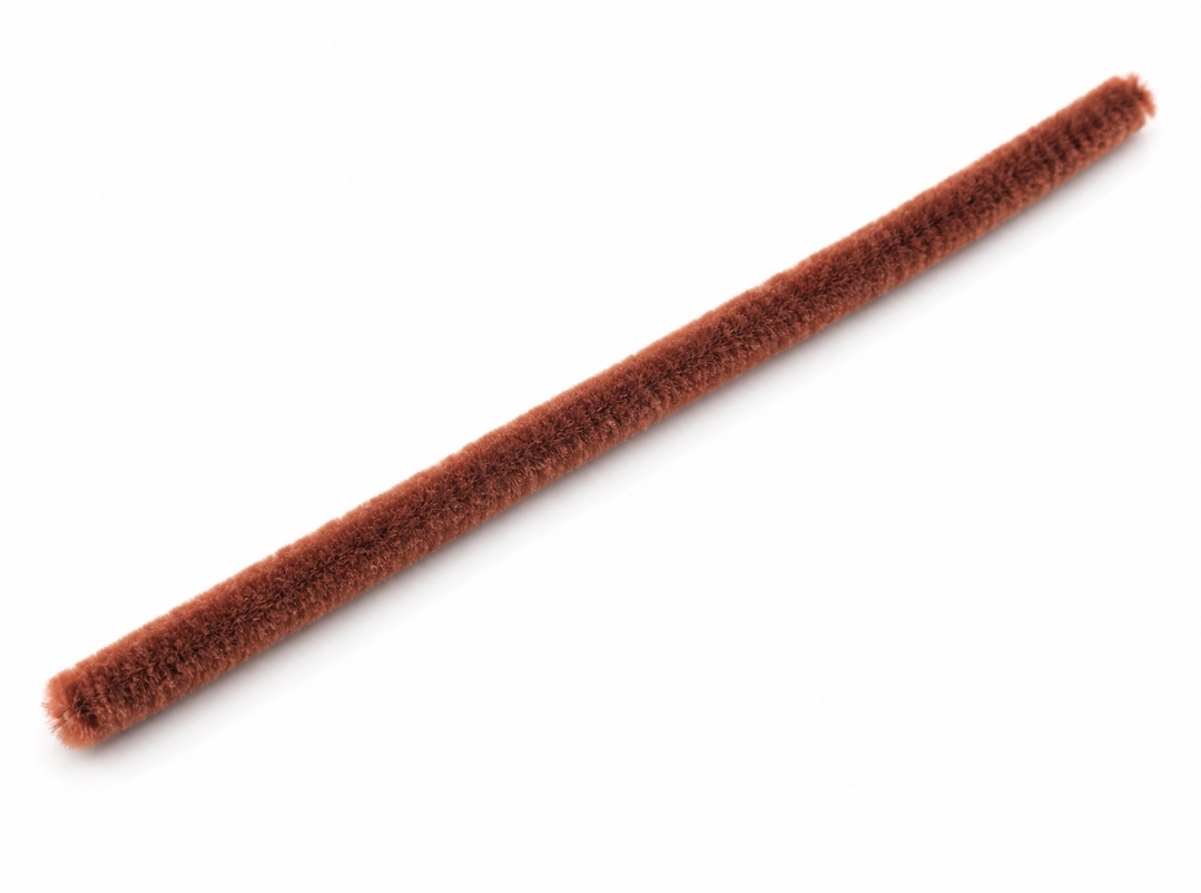 Chenille Braun 10 mm – 10 Basteldrähte à 50 cm | Pfeifenreiniger für Basteln & DIY – Bild 2