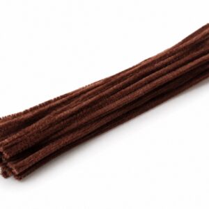 Chenille Braun 8 mm