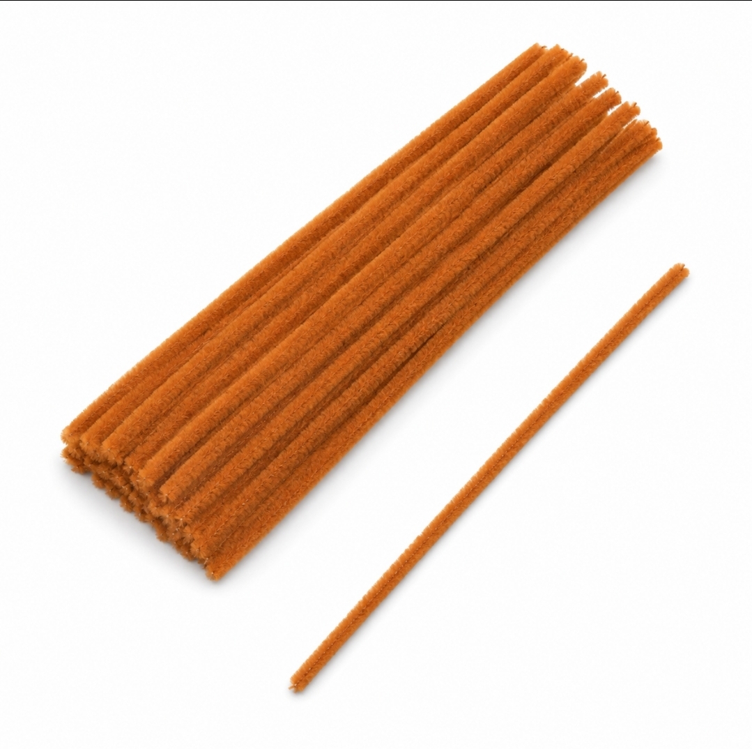 Chenille Hellbraun 5 mm
