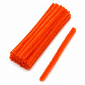 Chenille orange 15 mm