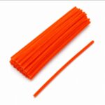 Chenille orange 8 mm