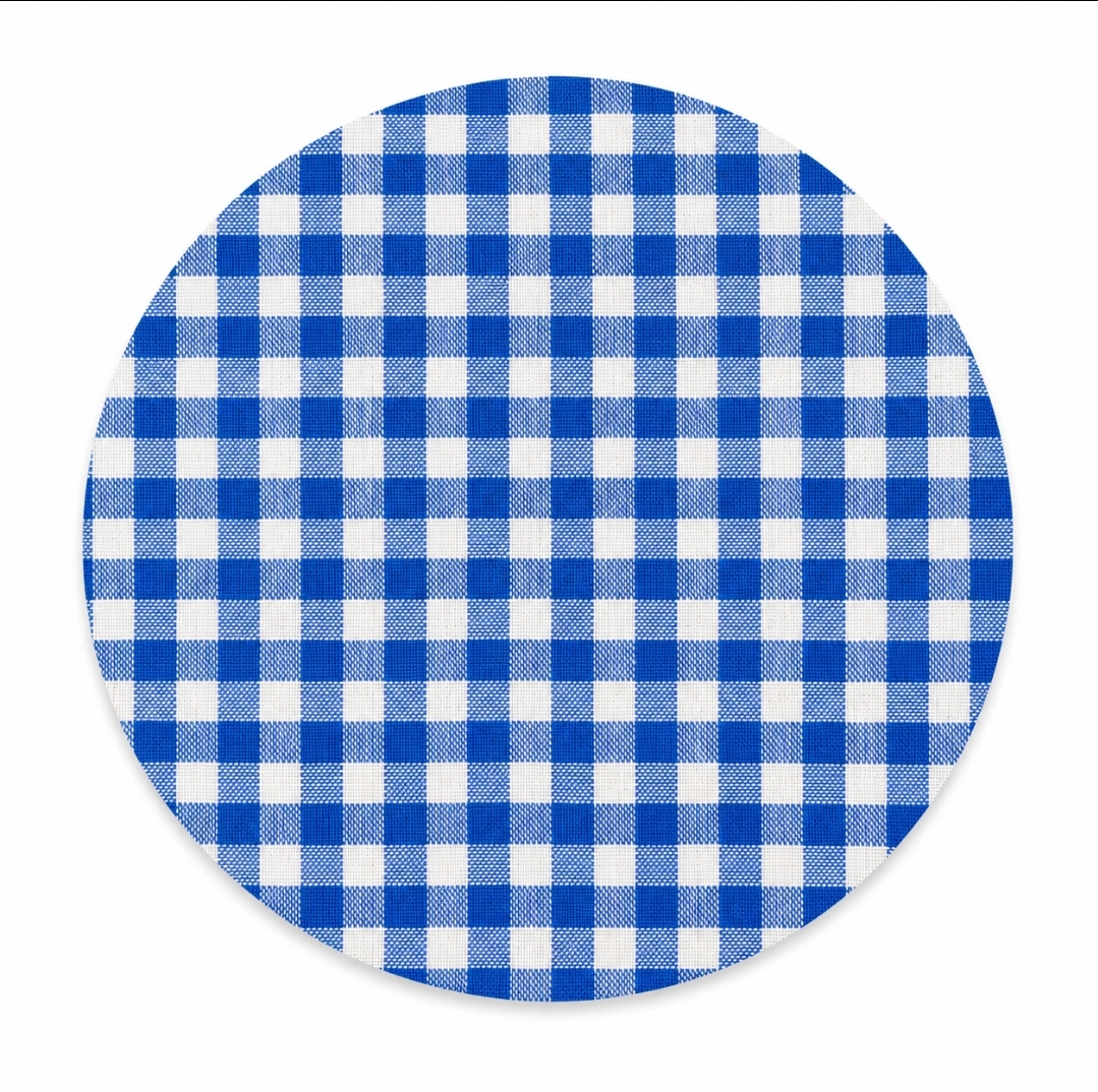 Marmeladendeckchen Blau – 20 Stück | Ø 12, 15 oder 18 cm – Bild 2