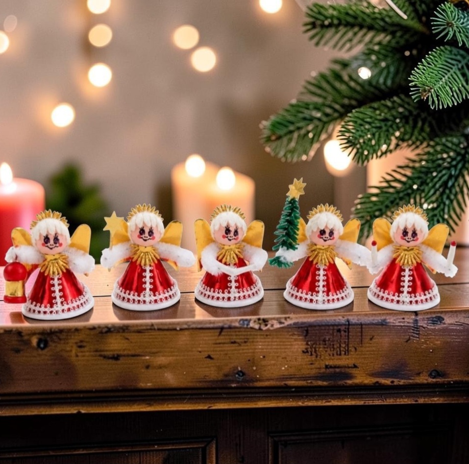 Himmlisches Dutzend – 12 Engelsfiguren Weihnachtsdeko, ca. 5 cm – Bild 8